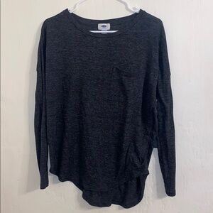 Old Navy Charcoal Knit Top